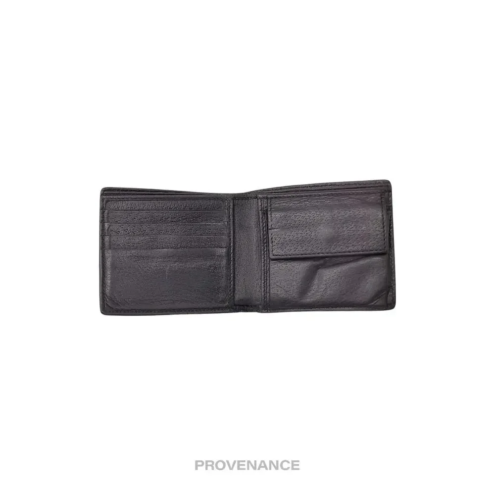 🔴 Gucci GG Marmont Bifold Wallet - Black Leather